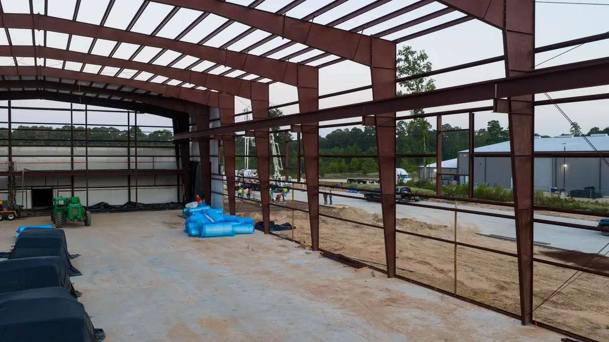 New Caney Commercial Steel Building Project photo 3