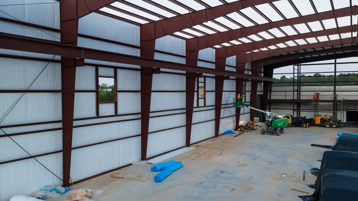 New Caney Commercial Steel Building Project photo 4