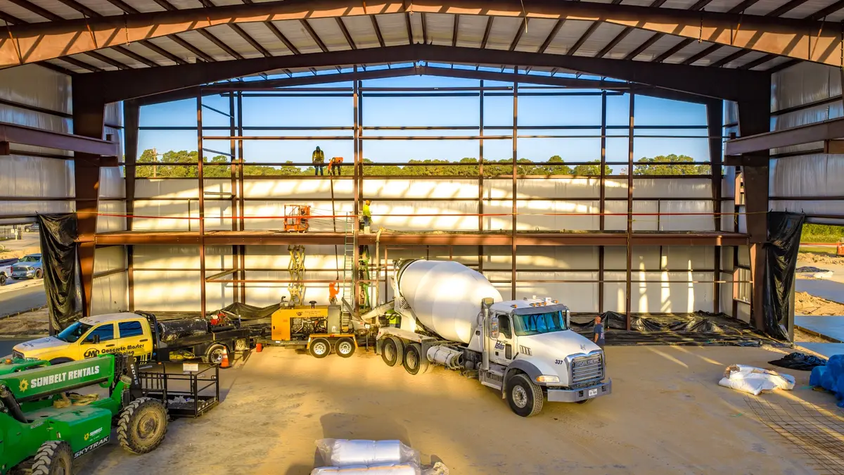 New Caney Commercial Steel Building Project photo 7