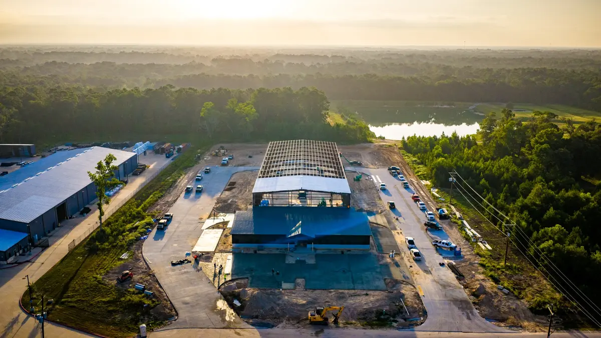 New Caney Commercial Steel Building Project photo 11