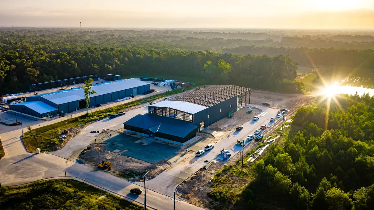 New Caney Commercial Steel Building Project photo 12