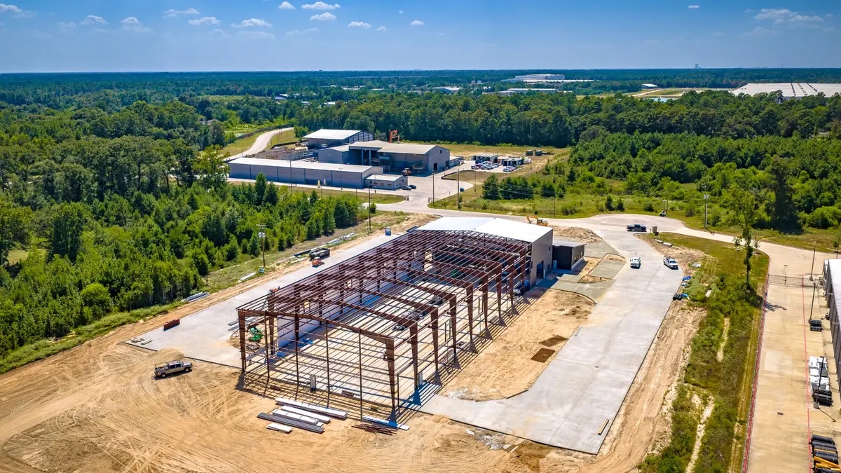 New Caney Commercial Steel Building Project photo 14