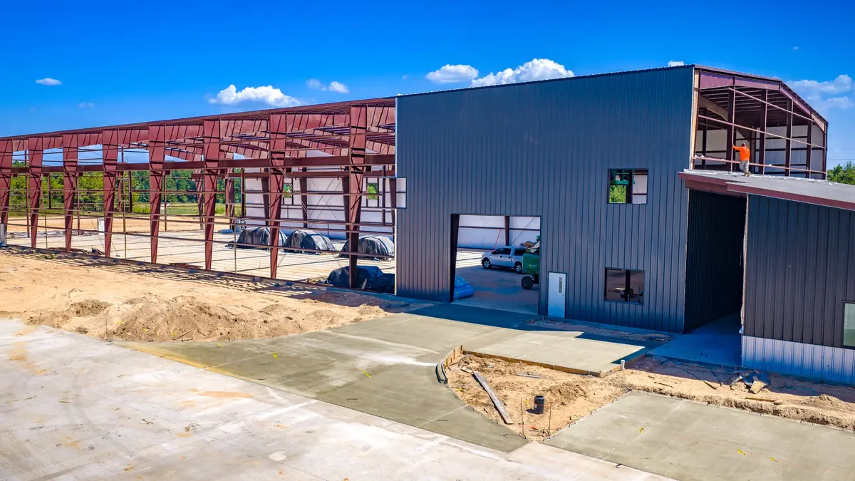 New Caney Commercial Steel Building Project photo 17