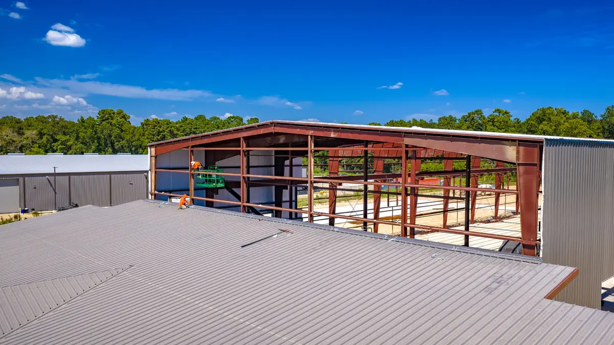 New Caney Commercial Steel Building Project photo 19