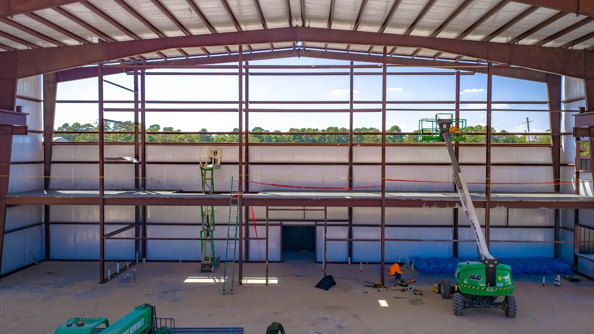 New Caney Commercial Steel Building Project photo 20